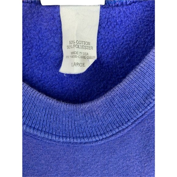 Vintage Lee Cross Grain Blank Yellow Crewneck Sweatshirt Size XXL Reverse Weave - Picture 4 of 7